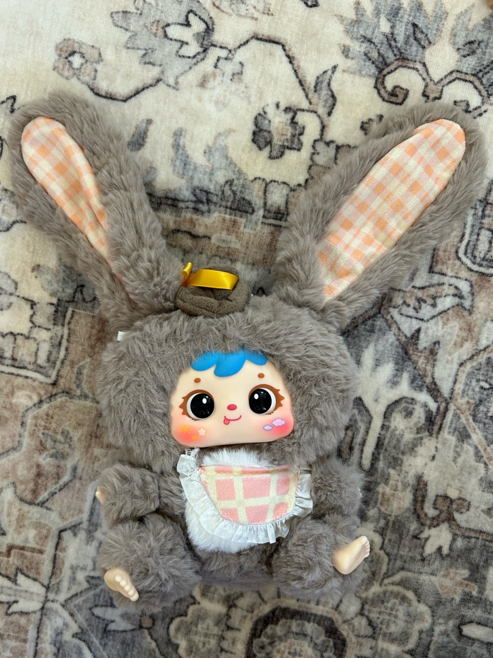 Grey Bunny Plush